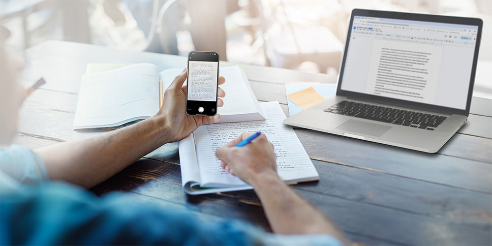 Convert hand-filled forms to text