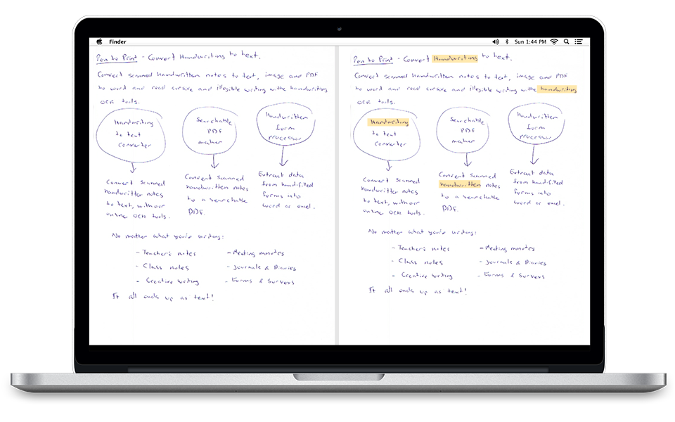 Convert to searchable PDF